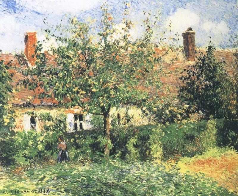 Camille Pissarro Farmhouse France oil painting art